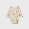 Nature Baby | Long Sleeve Bodysuit | Fox Print