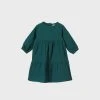 Nature Baby | Long Sleeve Esther Dress | Teal Crinkle
