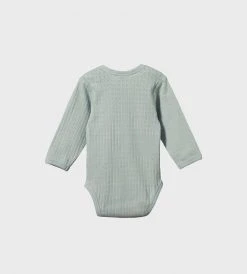 Nature Baby | Long Sleeve Bodysuit Pointelle | Moonrise