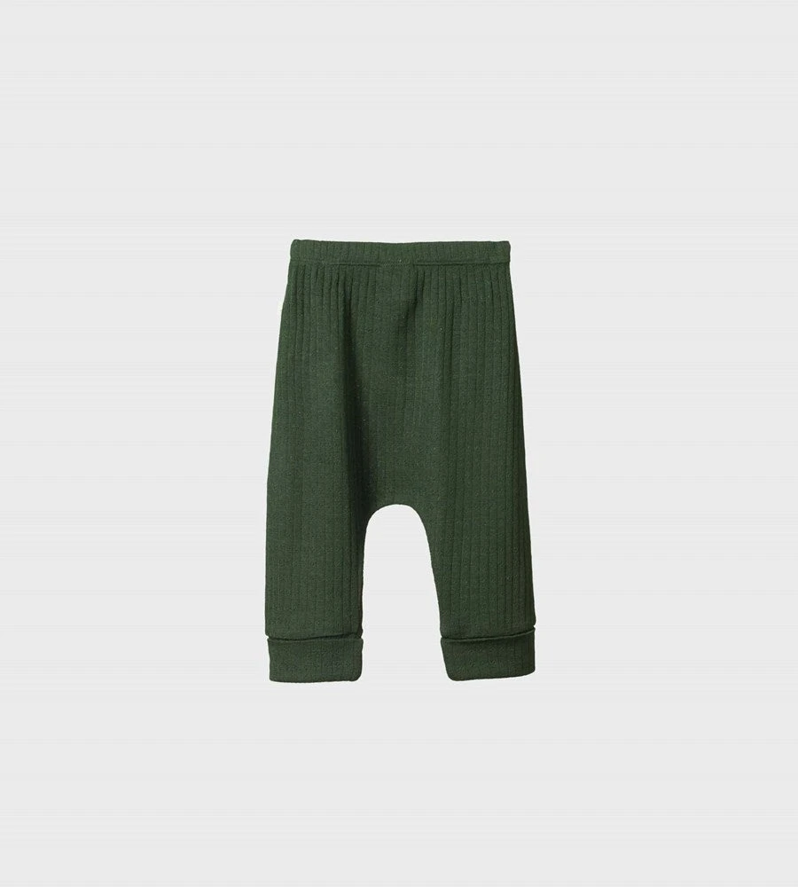Baby + Child Nature Baby | Mer Ess Drawstring Pants Pointelle | Thyme