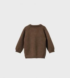 Nature Baby | Merino Knit Cardigan | Acorn Marl New In Baby