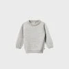 Nature Baby | Merino Knit Pullover Jumper | Light Grey Marl