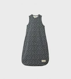 Nature Baby | Organic Cotton Sleeping Bag | Mini Crescent Moon Grey Print Baby + Child