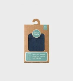 Nature Baby | Organic Cotton Tights | Navy Baby + Child
