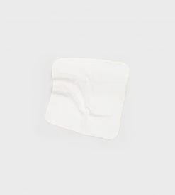 Nature Baby | Organic Jersey Face Cloth | Pack Of 10 | Natural / Grey Marl Stripe