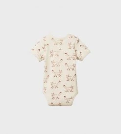 Baby + Child Nature Baby | Short Sleeve Bodysuit | Fox Print