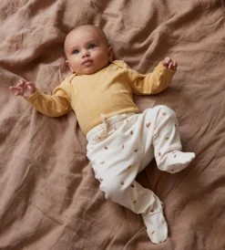 Baby + Child Nature Baby | Two Pack Derby Long Sleeve Bodysuit | Chai/Biscuit