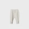 Nature Baby | Waffle Pants | Light Grey Marl