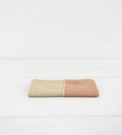 Father Rabbit Bathroom 100% Organic Cotton Mini Towel | Green & Brown Towels, Cloths + Change Pads