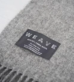 Weave Nevis Throw | Ash