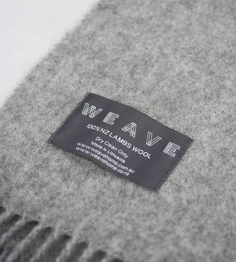 Weave Nevis Throw | Ash