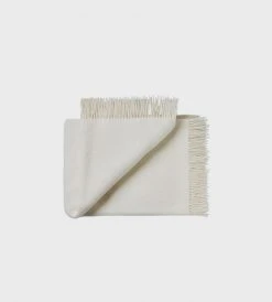 Weave Nevis Throw | Snow