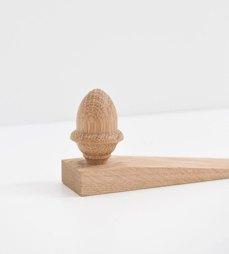 Creamore Mill Oak Acorn Door Stop