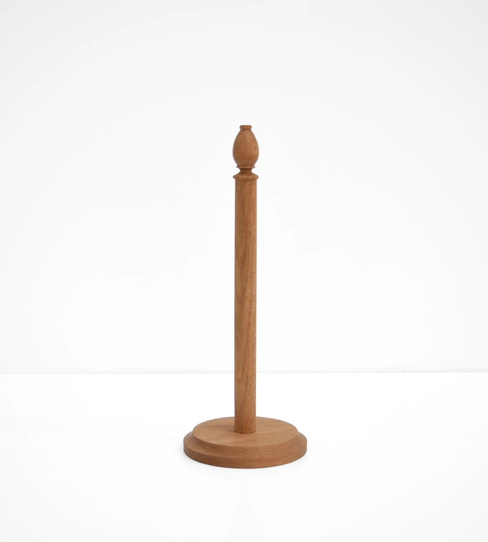 Creamore Mill Oak Kitchen Roll Stand Homewares