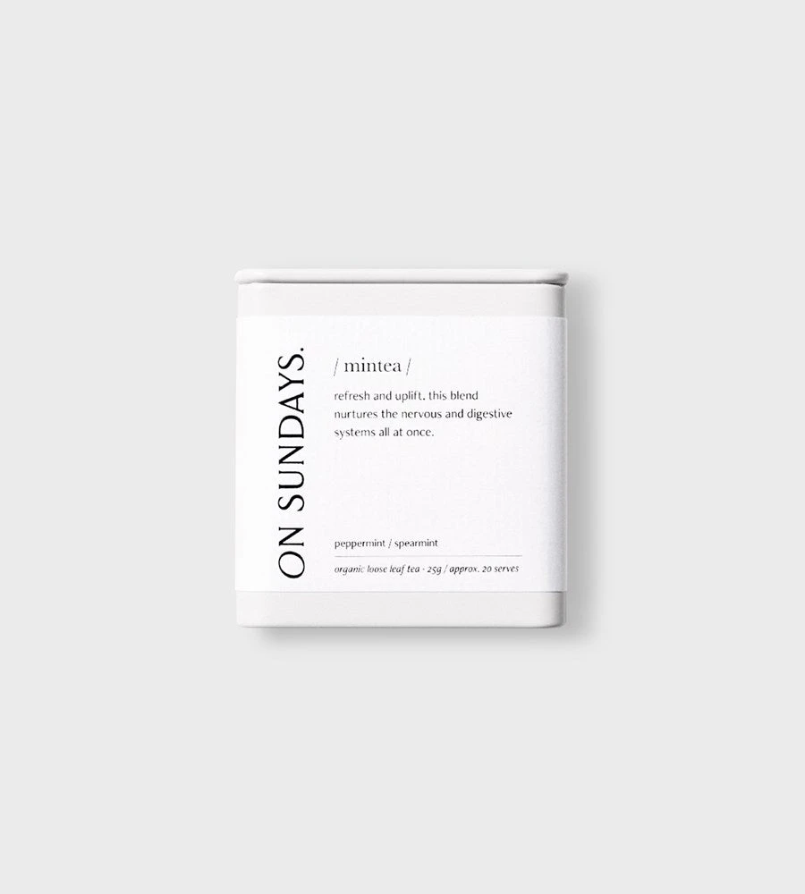 On Sundays | Loose Leaf Tea | Mint Tea