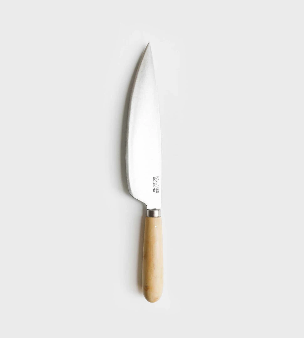 Homewares Pallares Solsona | Kitchen Knife | Boxwood | 16cm Carbon Steel Blade