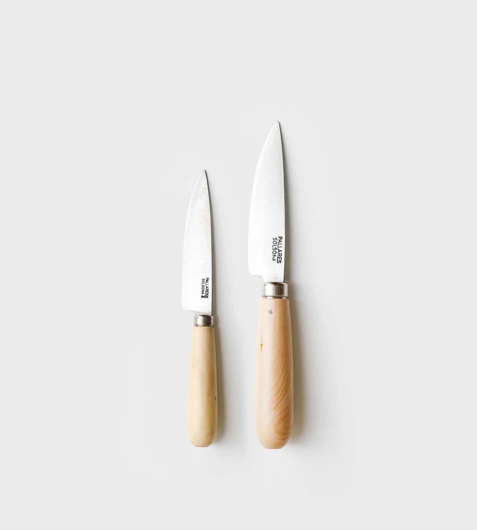 Pallares Solsona | Kitchen Knife Set | 8cm & 11cm Carbon Steel Homewares