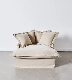 Papaya Homewares Dawson Oversized Armchair | Wheat