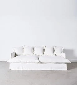 Papaya Dawson Sofa | 3 Seater | White Homewares