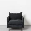 Papaya Lucas Armchair | Black Homewares