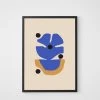 Paper Collective | Flor Azul | Framed Print