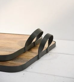 Father Rabbit Living Ploughman Board With Handles Homewares