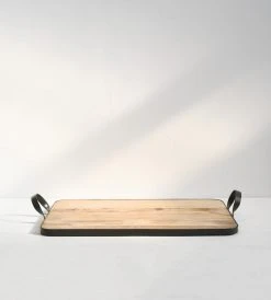 Father Rabbit Living Ploughman Board With Handles Homewares