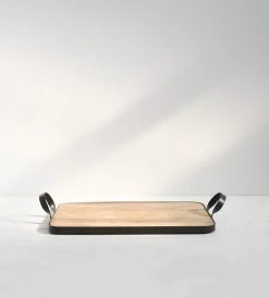 Father Rabbit Living Ploughman Board With Handles Homewares