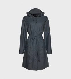 Fashion + Beauty Rains | Belt Jacket | Slate