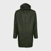 Rains | Long Jacket | Green Fashion + Beauty
