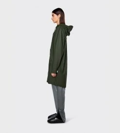 Rains | Long Jacket | Green Fashion + Beauty