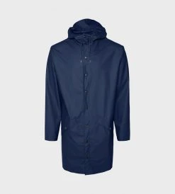 Fashion + Beauty Rains Long Jacket | Navy