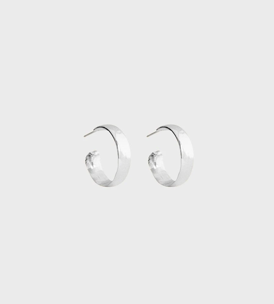 Fashion + Beauty Released From Love | Classic Hoops 009 | Sterling Silver