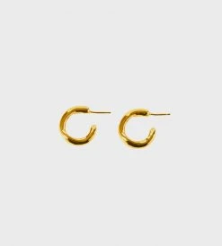 Fashion + Beauty Released From Love | Mini Classic Hoops 001 | Gold Vermeil