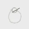 Fashion + Beauty Released From Love | Oversized Fob Bracelet | Sterling Silver