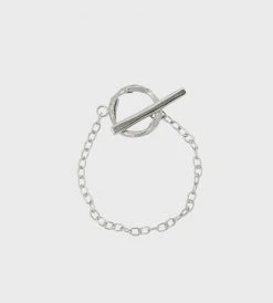 Fashion + Beauty Released From Love | Oversized Fob Bracelet | Sterling Silver