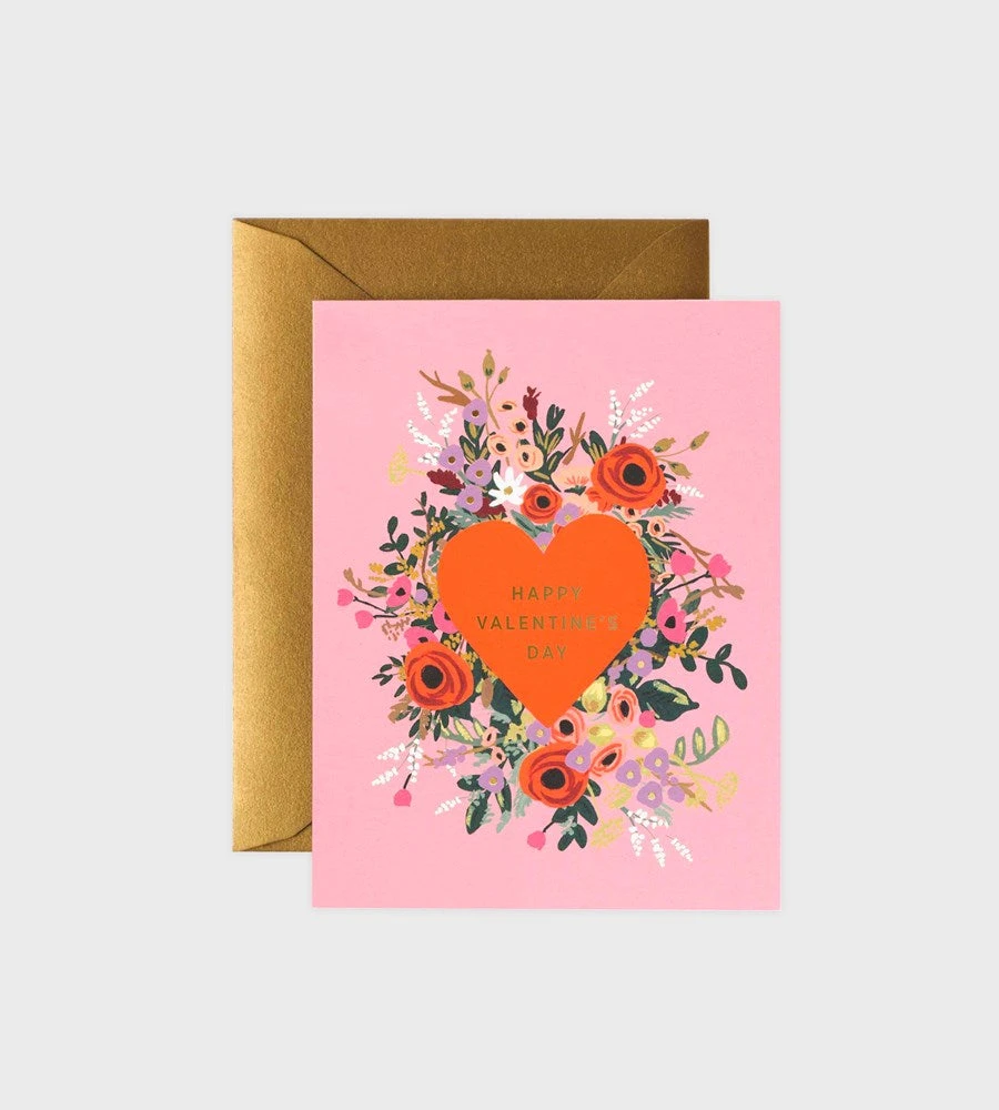 Rifle Paper Co. | Blooming Heart Valentine Card Gifting