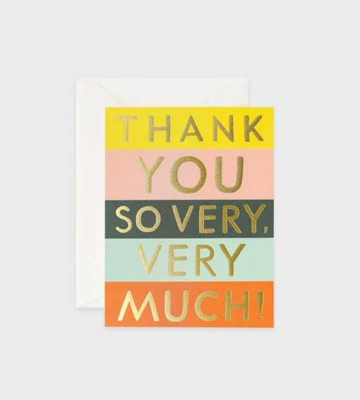 Rifle Paper Co. | Colour Block Thank You Card Gifting
