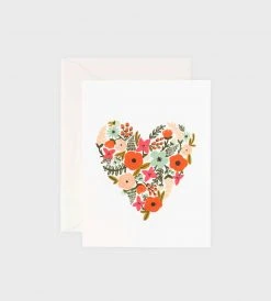 Gifting Rifle Paper Co. | Floral Heart Card