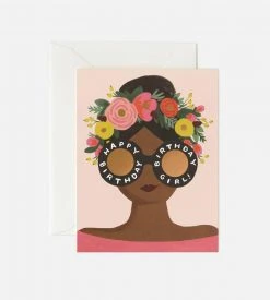 Rifle Paper Co. | Flower Crown Birthday Girl Card Gifting