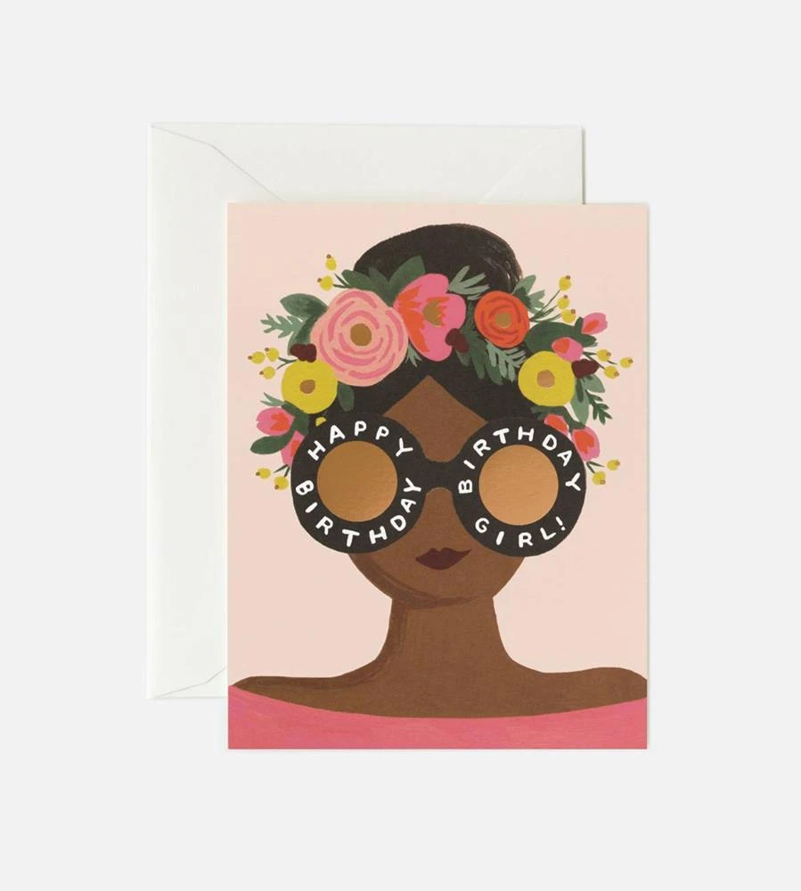 Rifle Paper Co. | Flower Crown Birthday Girl Card Gifting