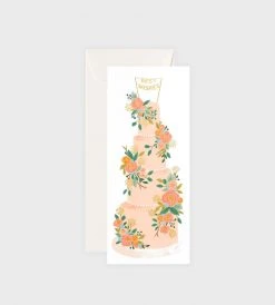 Gifting Rifle Paper Co. | Tall Wedding Cake Long Card