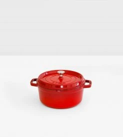 Staub Round Cocotte | Cherry Red New Arrivals