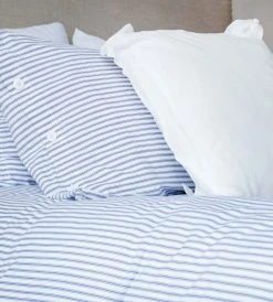 Homewares Seneca | Classic Ticking Stripe Duvet Set | Navy