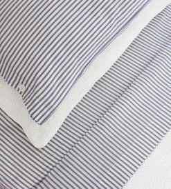 Seneca | Classic Ticking Stripe Sheet Set | Navy