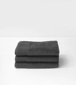 Seneca Homewares Vida Organic Towels | Charcoal