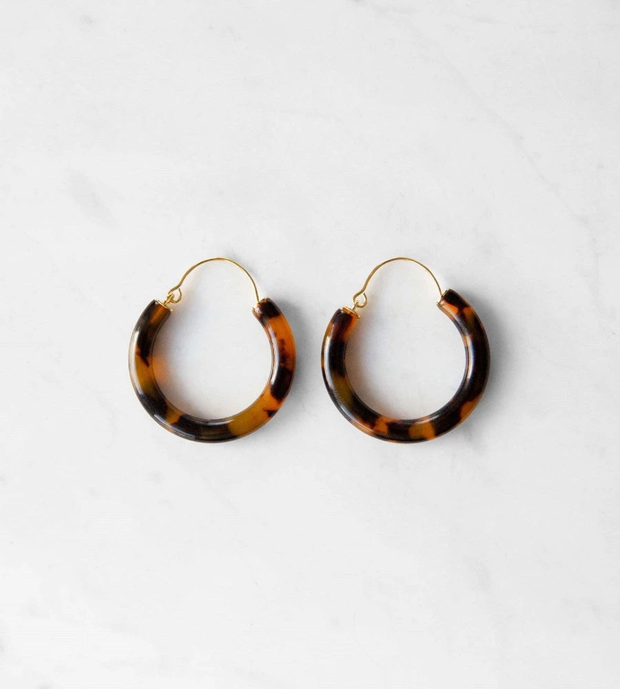 Sophie | Hoop Loops | Dark Tort New Arrivals