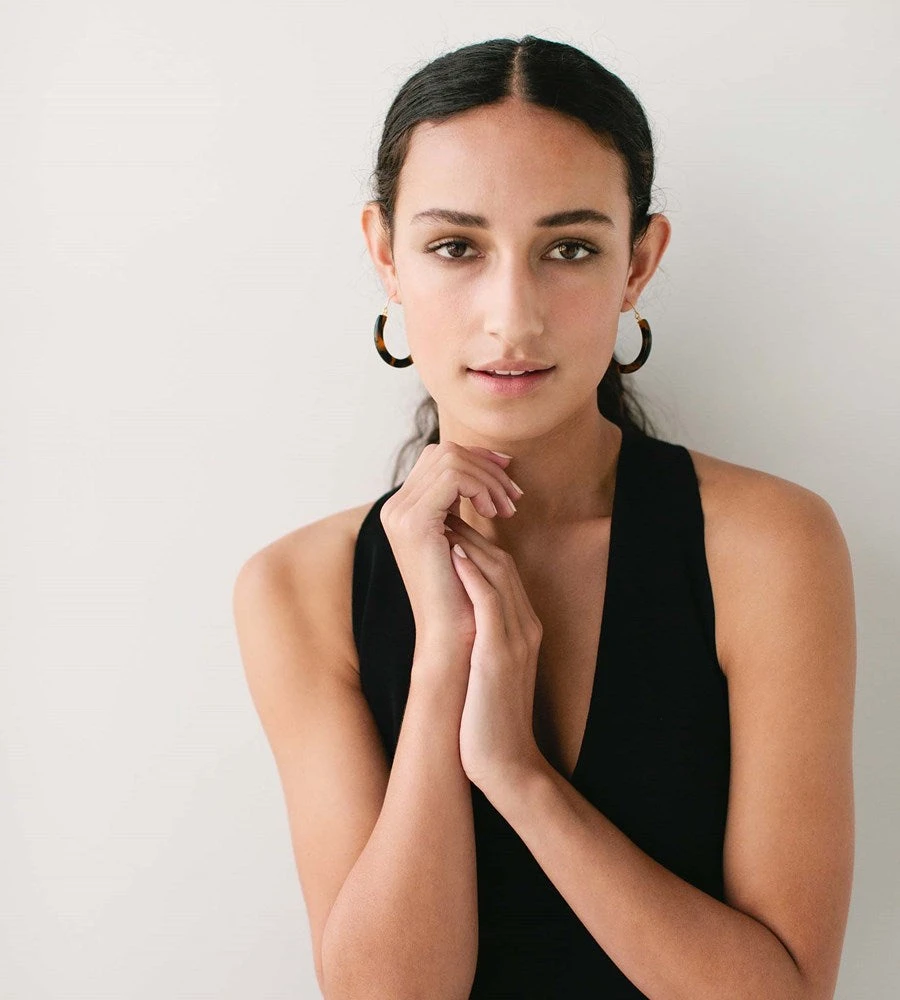 Sophie | Hoop Loops | Dark Tort New Arrivals