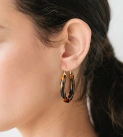 Sophie | Hoop Loops | Dark Tort New Arrivals