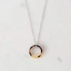 Sophie | Little Tort Necklace | Dark | Silver Fashion + Beauty